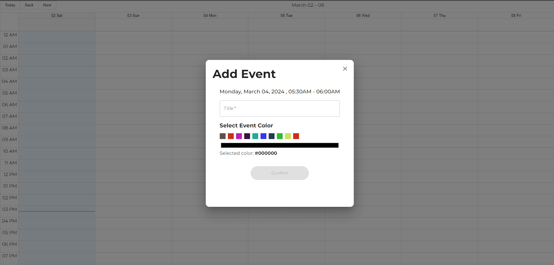 calendar App Tutorial